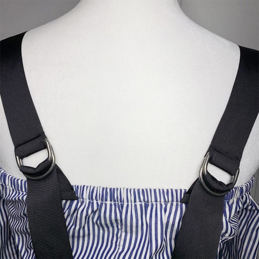 LEITH Grosgrain Ruffle Off-Shoulder top - Picture 7 of 8